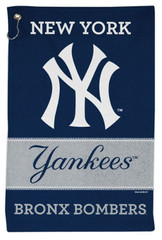 MLB New York Yankees «Bronx Bombers» Sports/Golf Bag Fan Towel 16″ x 25″