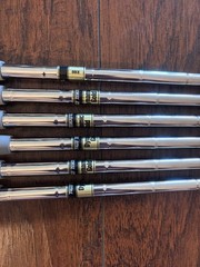 True Temper Dynamic Gold X100 Taper Tip Extra Stiff Flex Shafts 6-AW (Set of 6)