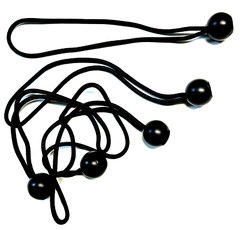 8 inch Ball Bungee Cord Heavy Duty Black Canopy Tarp Tie Down Straps 5 pcs/pack