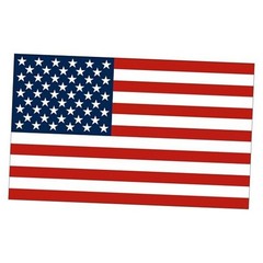 US United States of America USA Flag Car Truck Window Decal Sticker 3×5 Inch