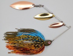 Custom Spinnerbait ~ HB Bluegill ~ 3/8 oz Triple Blade Bait Ball