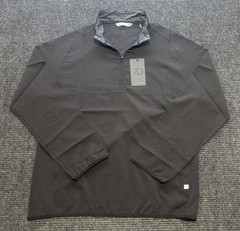 7 Diamonds Men’s Oxygenate Solid 1/4 Zip Stretch Golf Pullover – Large Black NWT