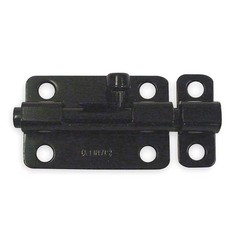 Manufacturer Varies Slide Barrel Bolt,Black,3 In 1VZZ6 Pack of 2 Manufacturer