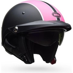 Bell Powersports Pit Boss Matte Black/Pink Pin X-Large/2X-Large-Fully Functional