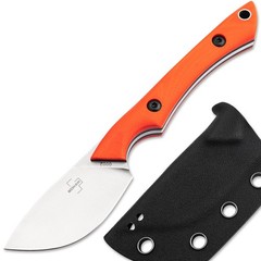BOKER PLUS MUK Orange Fixed Blade Hunting Knife Skinner 14C28N G10 EDC 02BP0023