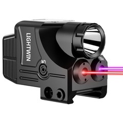Red Blue Purple Laser Beams with 800 Lumens Flashlight for Pistols,… Fast Ship