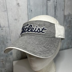 TITLEIST Visor Hat Cap Adult Gray Black Casual Outdoor Golf