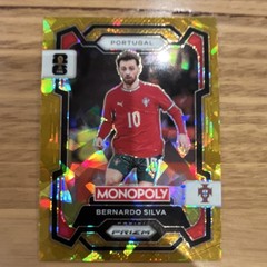 2026 FIFA World Cup Monopoly Prizm Gold Cracked Ice Bernardo Silva Portugal