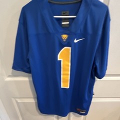 Nike Dri-FIT Blue Football Jersey #1 Short Sleeve Men’s Size L