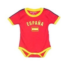España Spain Baby Bodysuit Infant Soccer Jersey Futbol Flag T-Shirt Gift