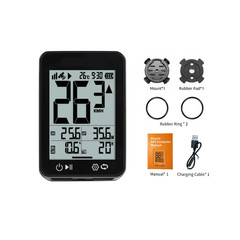 GPS Bike Computer Wireless Bicycle Computer 2.4 LCD Screen Cycling Speedometer O