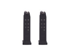 2x Glock 10 round magazine 9mm, steel lined, durable, reliable