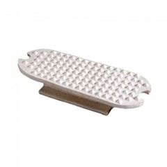 New EquiRoyal Fillis Stirrup Pad – White – 4 1/4″