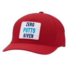 G/Fore Zero Putts Given Stretch Twill Snapback Hat – G4AF22H42 – Cherry