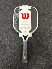 NEW Wilson Vesper Power 14 Raw Carbon Pickleball Paddle 14mm USA Approved