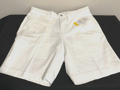 Jack Nicklaus Classic Bright White Golf Shorts Polyester Men’s NWT