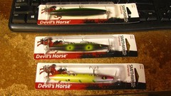 Smithwick crankbaits, :devils Horse», 3 ct, 3 colors, free shipping