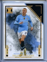 2024-25 Panini Impeccable EPL Erling Haaland Gold 6/10 #49