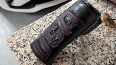 USA US Flag Blade Putter Headcover w/ Magnetic Closure Leather Golf – Nice