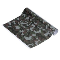 Camo Roll 8″x5ft Self Adhesive Digital Camo Vinyl Wraps Numeral Dark Green