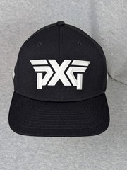 PXG Parsons Xtreme Golf Snapback Hat Black White Logo Structured Cap NEW