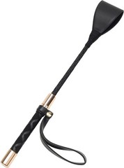 Coldairsoap Horse Crop Black, Faux Leather Riding with Anti-Slip Black