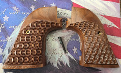 Ruger Old Model Single 6, Blackhawk Herrett’s Shooting Star Skip Checkered Grips