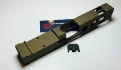 Slide for Glock 22 GEN3 . BRONZ in color – RMR –LF ELITE-BURNT BRON – slide G22