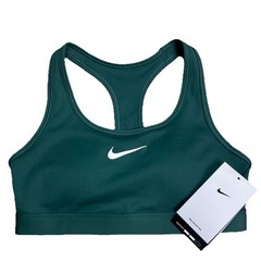 NIKE Dri-FIT Swoosh Medium Support Sports Bra Women’s Size XS Green NWT