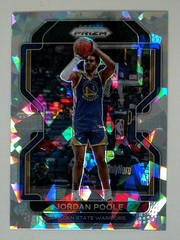 2021-22 Panini Prizm Cracked Ice Prizm #222 Jordan Poole Warriors