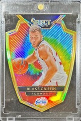 2014-15 Select Premier Blake Griffin Tie Dye Shield Die Cut /25 Prizm Card SP