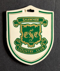 vtg – PGA golf bag tag – SHAWNEE COUNTRY CLUB cc – Lima OH