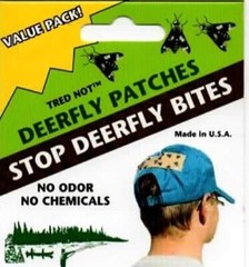 12 pk Deerfly Patches, Tred-Not Deer Fly Patch Odorless repellent USA