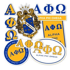 Desert Cactus Alpha Phi Omega Sticker Standard Sheet Decal Laptop Water Bottl…