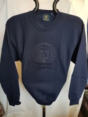 UNIVERSITY OF OXFORD POLYCOTTON SELF COLOURED EMBROIDERED SWEATSHIRT