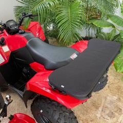 KEMIMOTO ATV Rear Rack Pad Rack Seat Cushion for Polaris Arctic Cat Honda Black