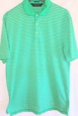 Polo Golf Ralph Lauren Performance Mens Medium Short Sleeve Polo Striped