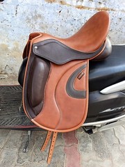 Leather Dressage Double Flap Saddle