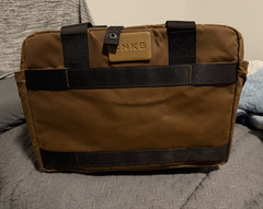 KNKG Shift Duffel 30L Brown/Black Nylon Gym Duffel Bag Zip Adjustable Strap