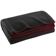 Camping Survival Military Blanket, 66 in x 90 in,Wool Blend, Assorted Colors