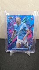 2026 Topps Finest Premier League Manchester City Erling Haaland Rare Blue 87/99