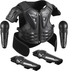 Youth Dirt Bike Gear, 5PCS Motorcycle Armor Protection Jacket for Outdoor Sports