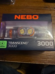 Nebo TRANSCEND 3000 Lumens Rechargeable Battery-Powered Headlamp & Work Light