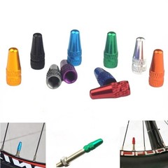 Share 4pcs Aluminum Alloy Presta Valve Caps – Dustproof Covers for MTB/Road Bike