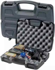 Pistol Handgun Gun Revolver Hard Case Bag Box Storage Lockable Foam Carry Small