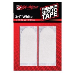 (1 Pack) KR Strikeforce Sure Fit Bowling Thumb Insert Tape 3/4″ White 30 Piece