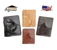 J&J DIAMONDBACK 380 DB380 FORMED WALLET STYLE PREMIUM LEATHER POCKET HOLSTER