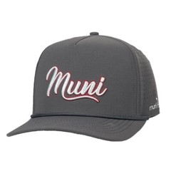 «Muni» – Funny Golf Hat – Charcoal – Adjustable