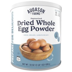 AUGASON FARMS Dried Whole Egg Powder Can 85 SERVINGS Kitchen use Baking Cooking