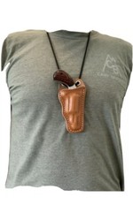 NAA 22 Mag Neck Holster Leather 1 5/8 in Barrel Form Fitted